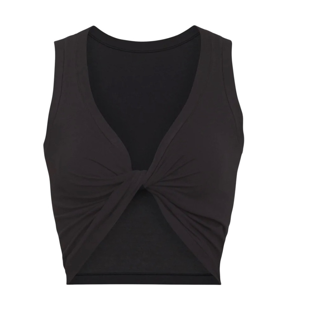 skims black twist top
